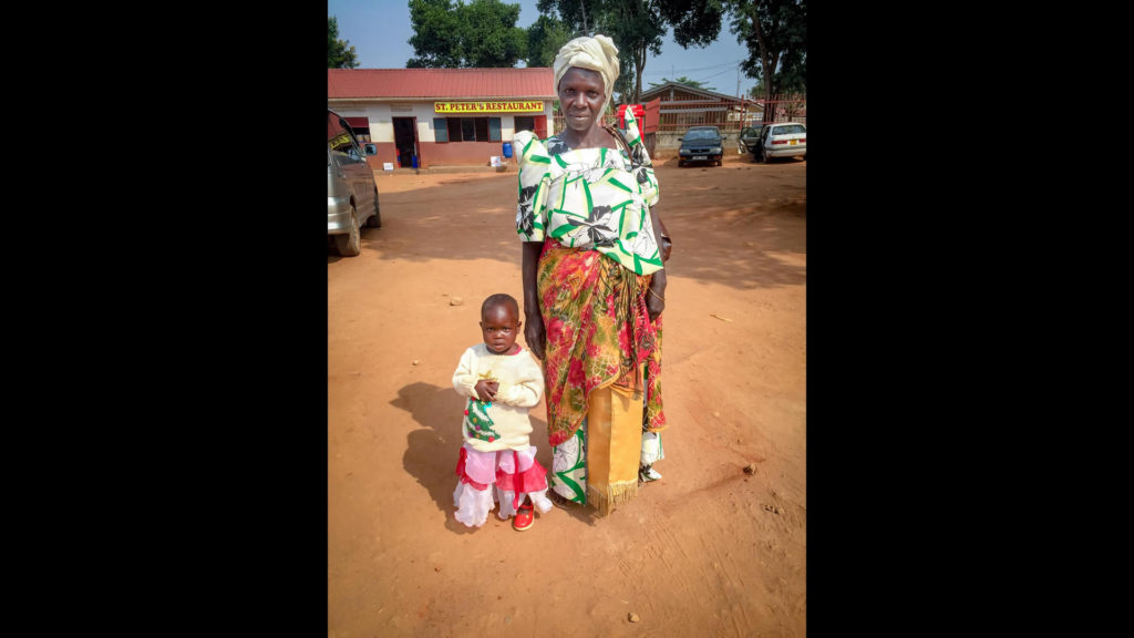 A mother and her daughter visit the hospital