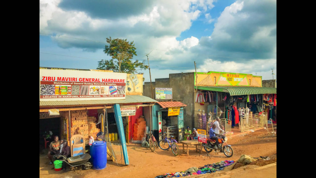 Along the main road through Naggalama